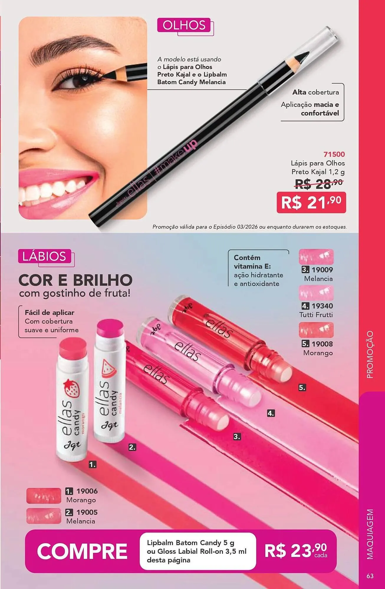 Encarte de Catálogo Jequiti 2 de março até 31 de março 2026 - Pagina 63