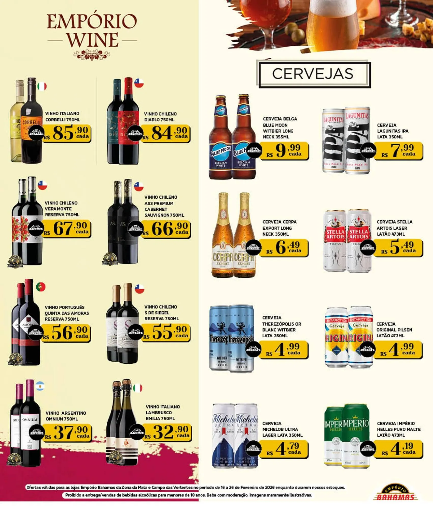 Encarte de Catálogo Empório Bahamas 16 de fevereiro até 26 de fevereiro 2026 - Pagina 3