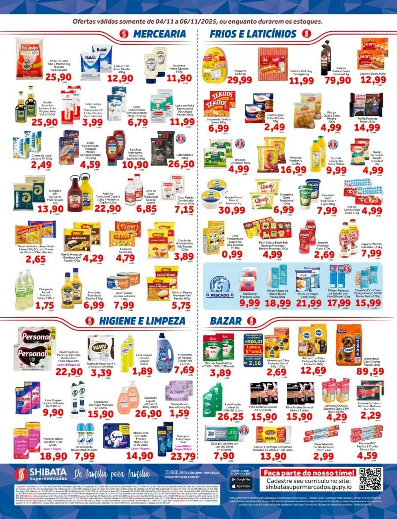 Encarte de Folheto Shibata Supermercados 3 de novembro até 6 de novembro 2025 - Pagina 2