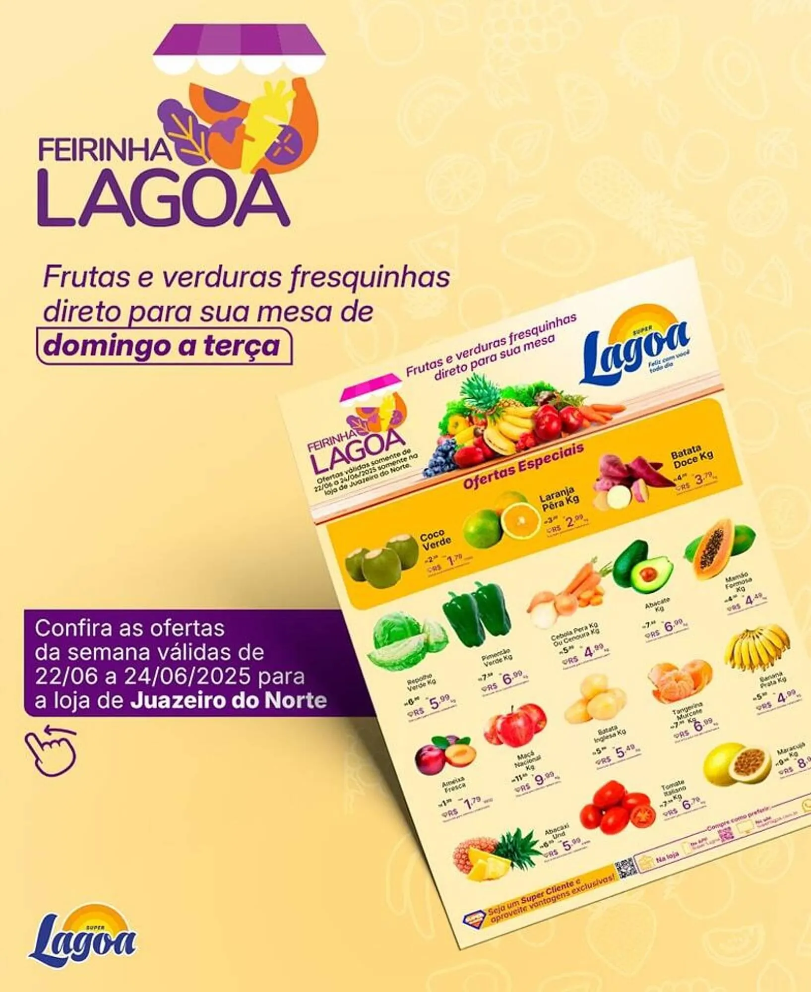 Encarte de Catálogo Super Lagoa 22 de junho até 24 de junho 2025 - Pagina 1