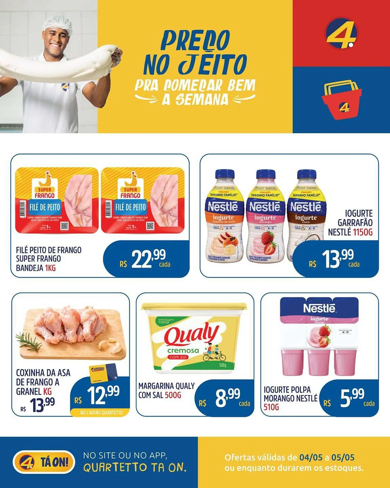 Encarte de Catálogo Quartetto Supermercados 4 de maio até 5 de maio 2026 - Pagina 3