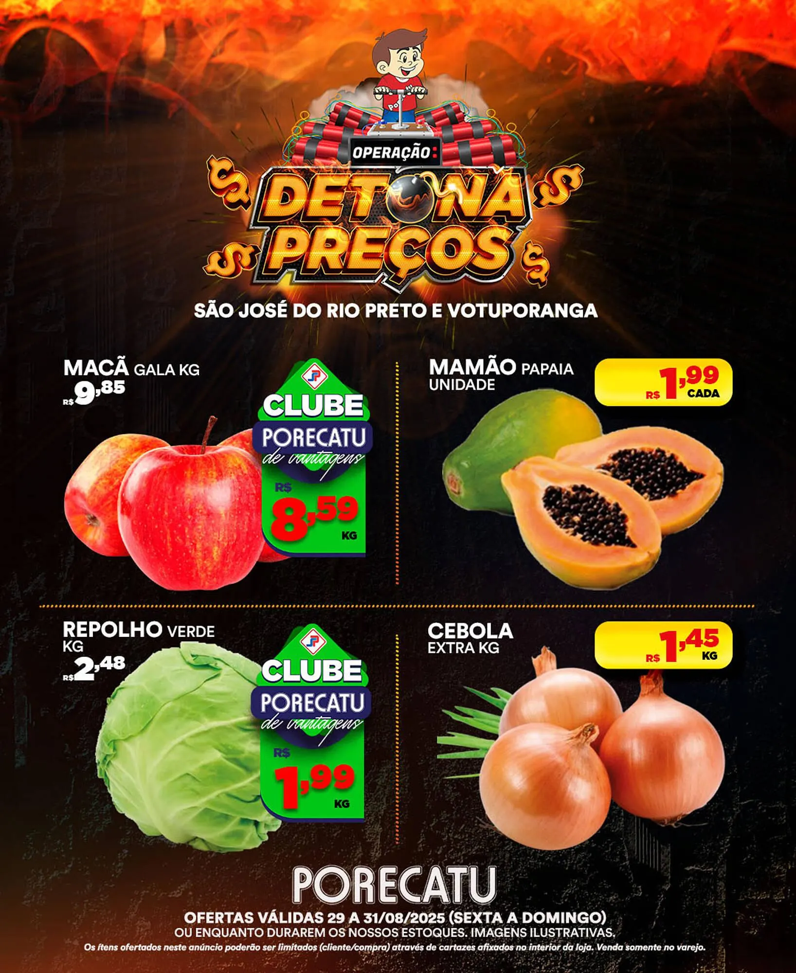 Encarte de Catálogo Supermercado Porecatu 29 de agosto até 31 de agosto 2025 - Pagina 4