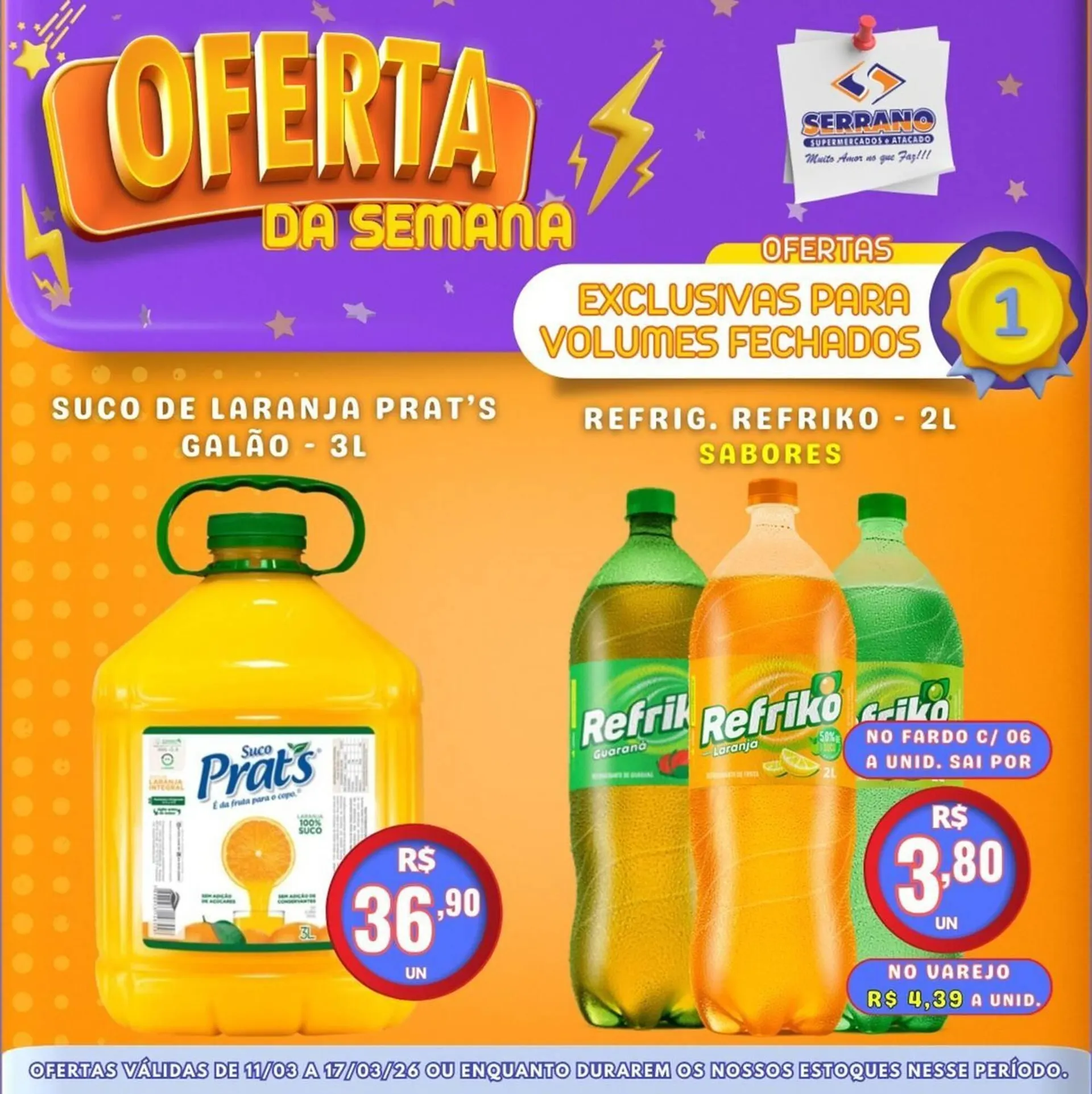 Encarte de Catálogo Serrano Supermercado 11 de março até 17 de março 2026 - Pagina 7