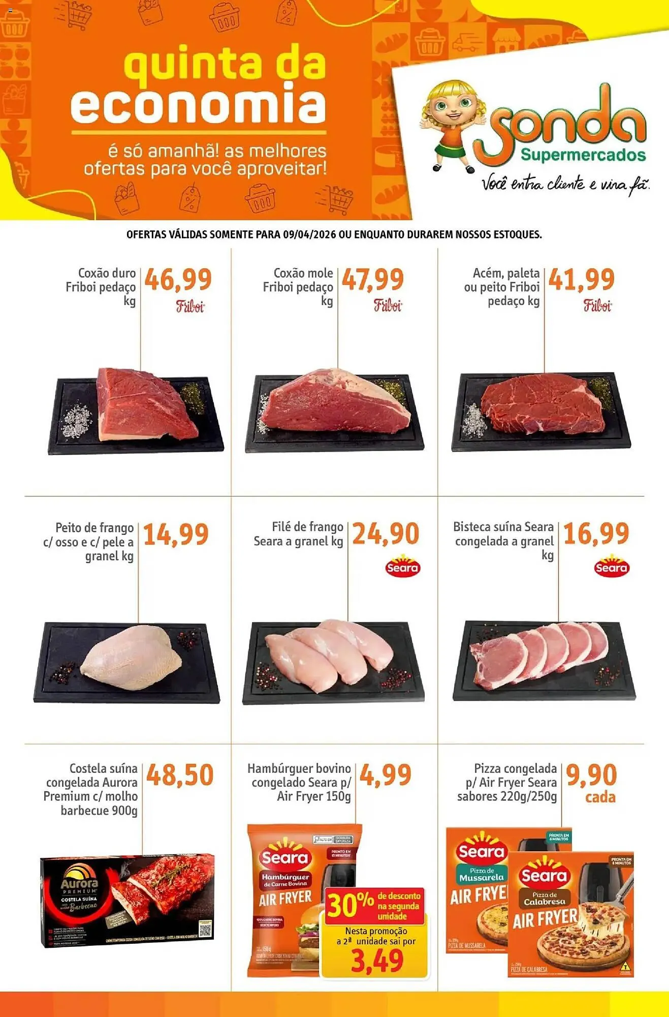 Encarte de Folheto Sonda 9 de abril até 9 de abril 2026 - Pagina 1