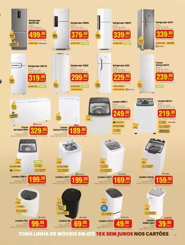 Encarte de A fantastica fabrica de moveis ! 5 de março até 31 de março 2025 - Pagina 13