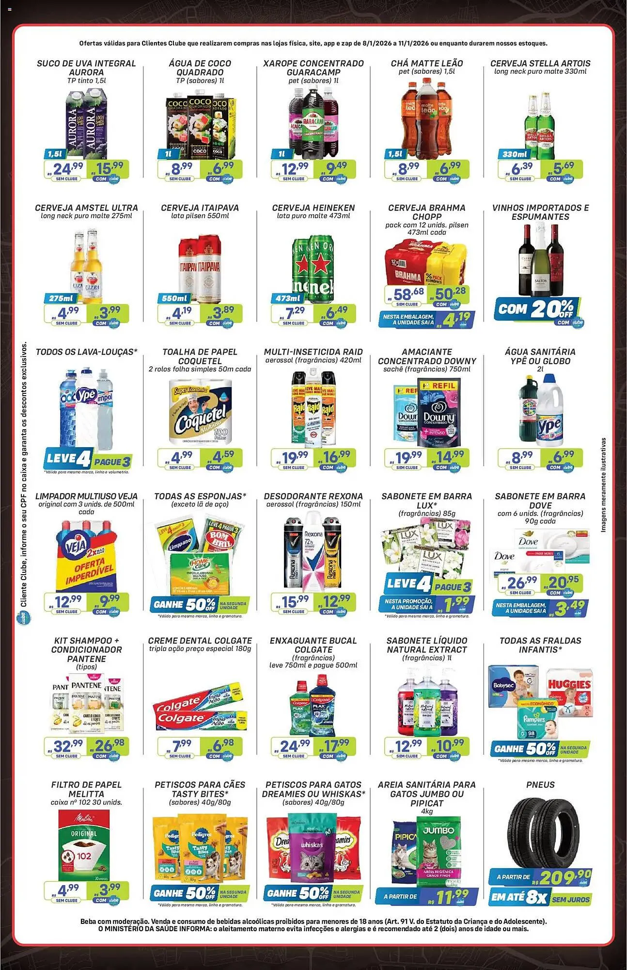 Encarte de Encarte Prezunic 8 de janeiro até 11 de janeiro 2026 - Pagina 4