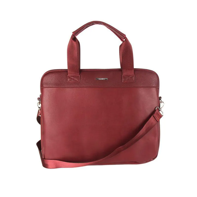 Pasta Executiva Feminina Bicolor Vinho