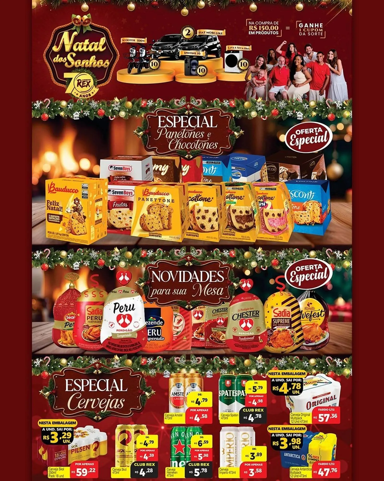 Encarte de Catálogo Supermercados Rex 19 de dezembro até 24 de dezembro 2025 - Pagina 1