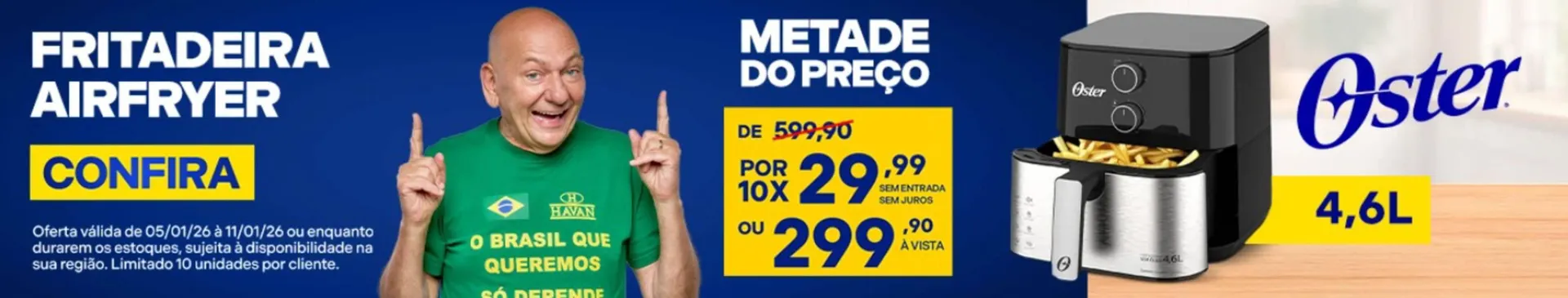 Encarte de Catálogo Lojas Havan 5 de janeiro até 11 de janeiro 2026 - Pagina 1