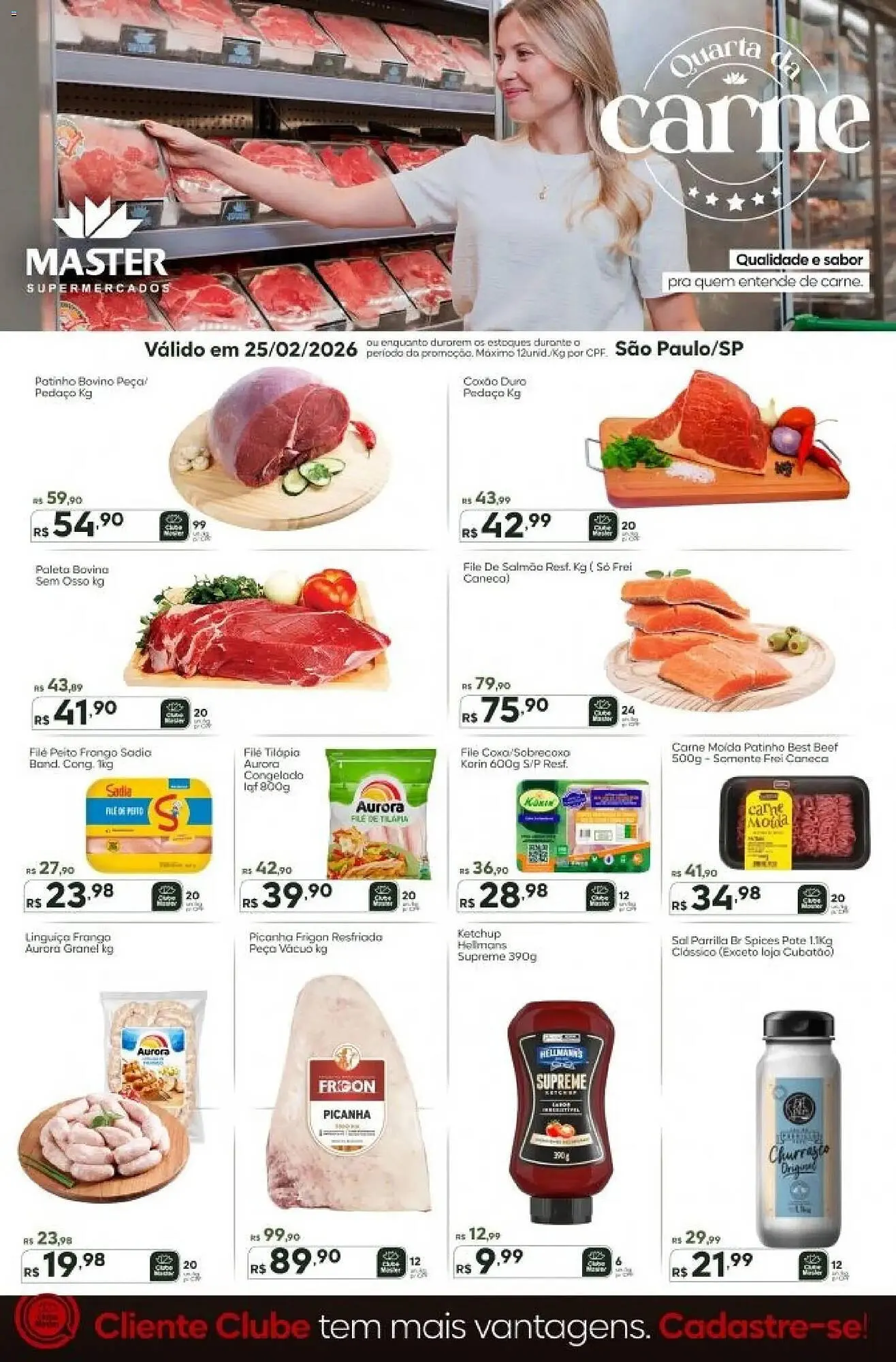 Encarte de Folheto Master Supermercados 25 de fevereiro até 25 de fevereiro 2026 - Pagina 1