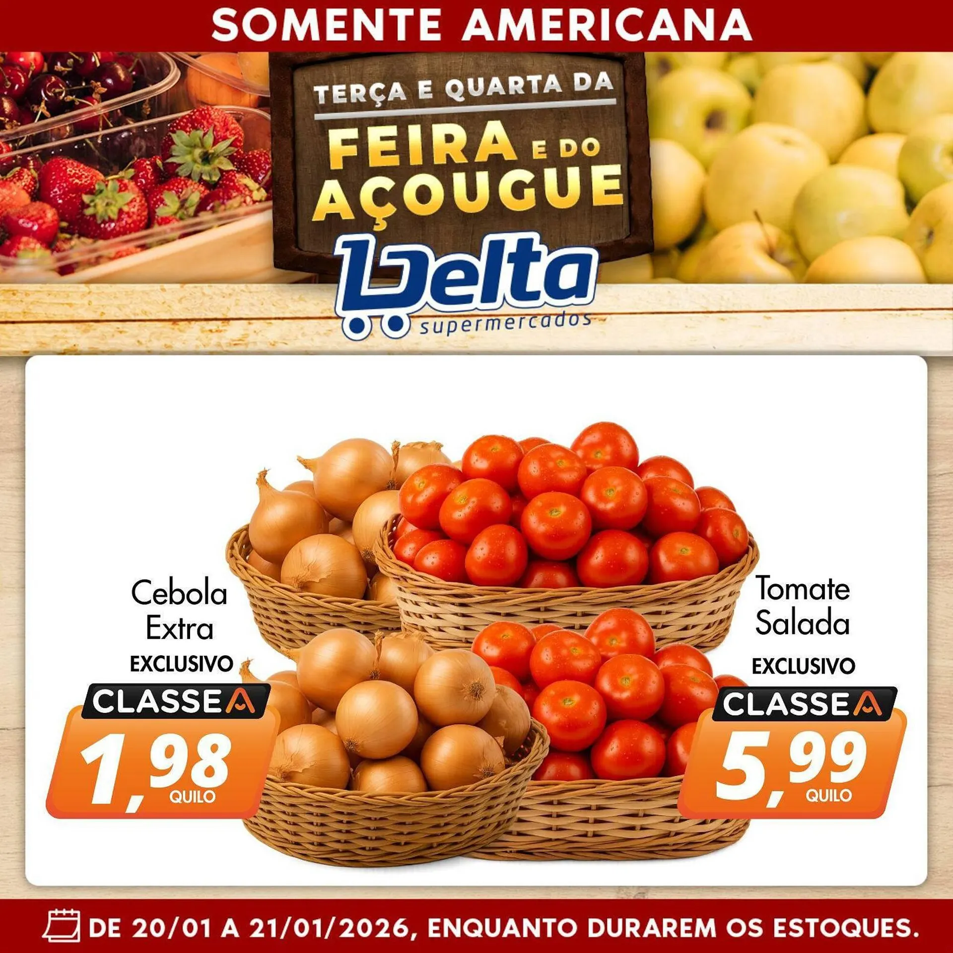Encarte de Catálogo Delta Supermercados 20 de janeiro até 21 de janeiro 2026 - Pagina 1