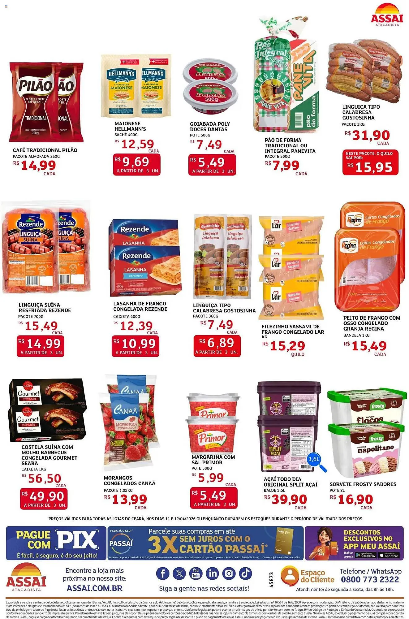 Encarte de Encarte Assaí Atacadista 11 de abril até 12 de abril 2026 - Pagina 2