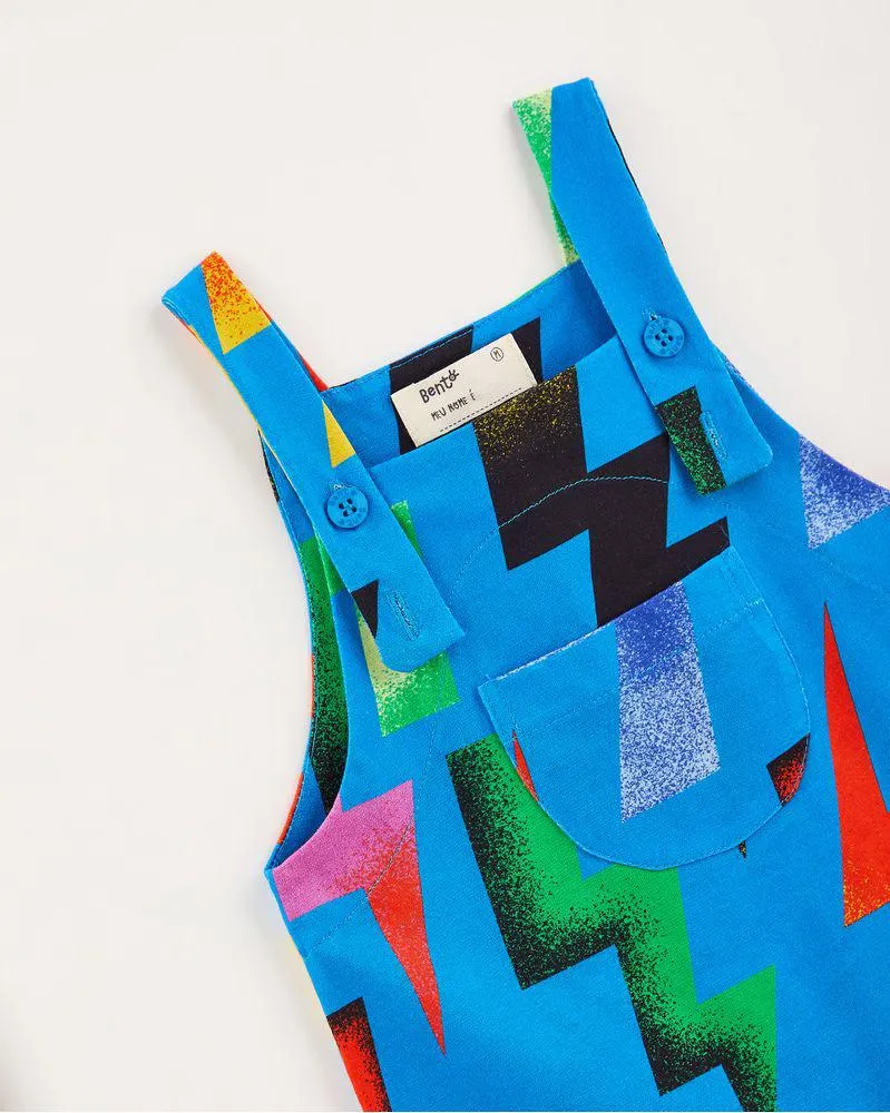 Jardineira Bebe Malha Eletrika