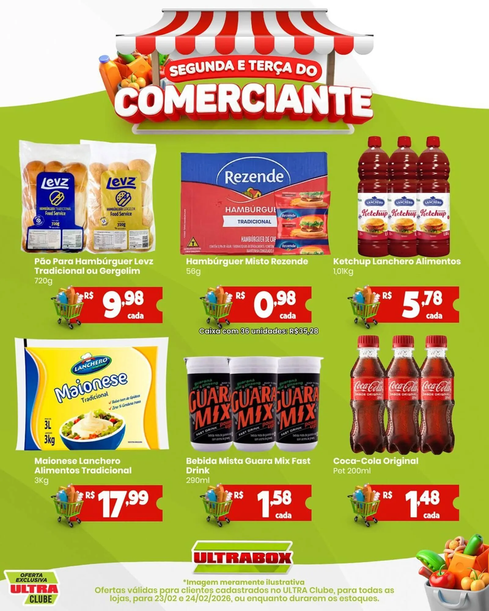 Encarte de Panfleto Ultrabox 23 de fevereiro até 24 de fevereiro 2026 - Pagina 1