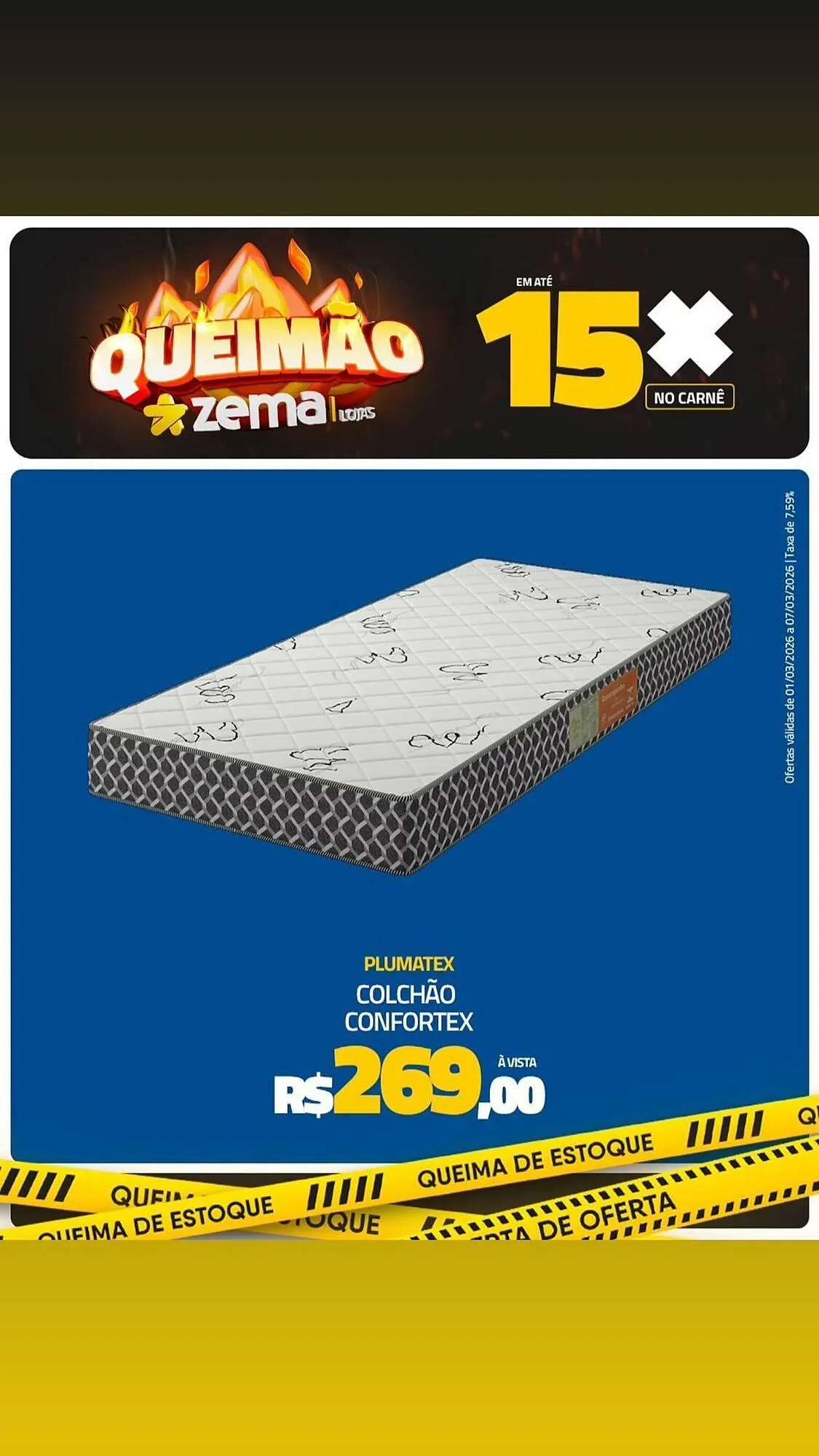 Encarte de Folheto Zema 1 de março até 7 de março 2026 - Pagina 1