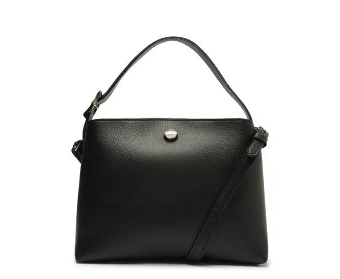 Bolsa Tote Preta Média Quadrada