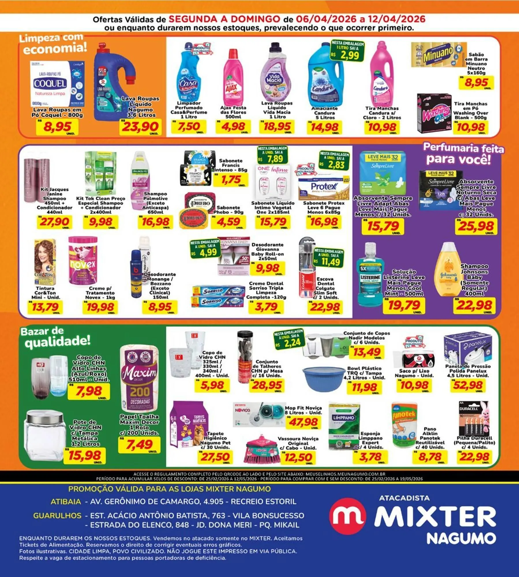 Encarte de Folheto Nagumo 6 de abril até 12 de abril 2026 - Pagina 4