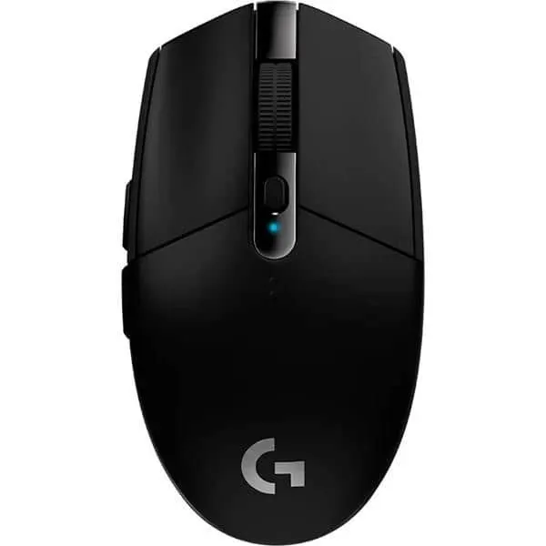 Mouse Gamer Sem Fio Logitech G305 LIGHTSPEED com 6 Botões Programáveis e Até 12.000 DPI - Preto CX 1 UN