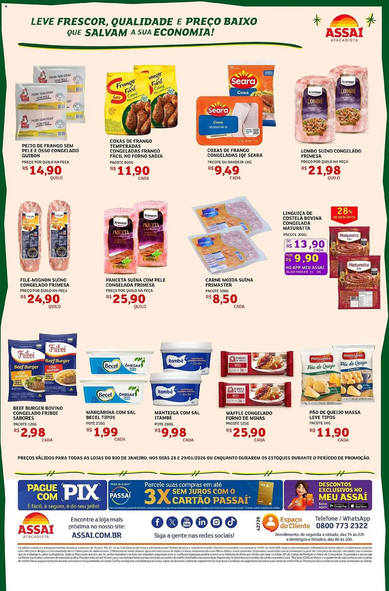 Encarte de Encarte Assaí Atacadista 28 de janeiro até 29 de janeiro 2026 - Pagina 2