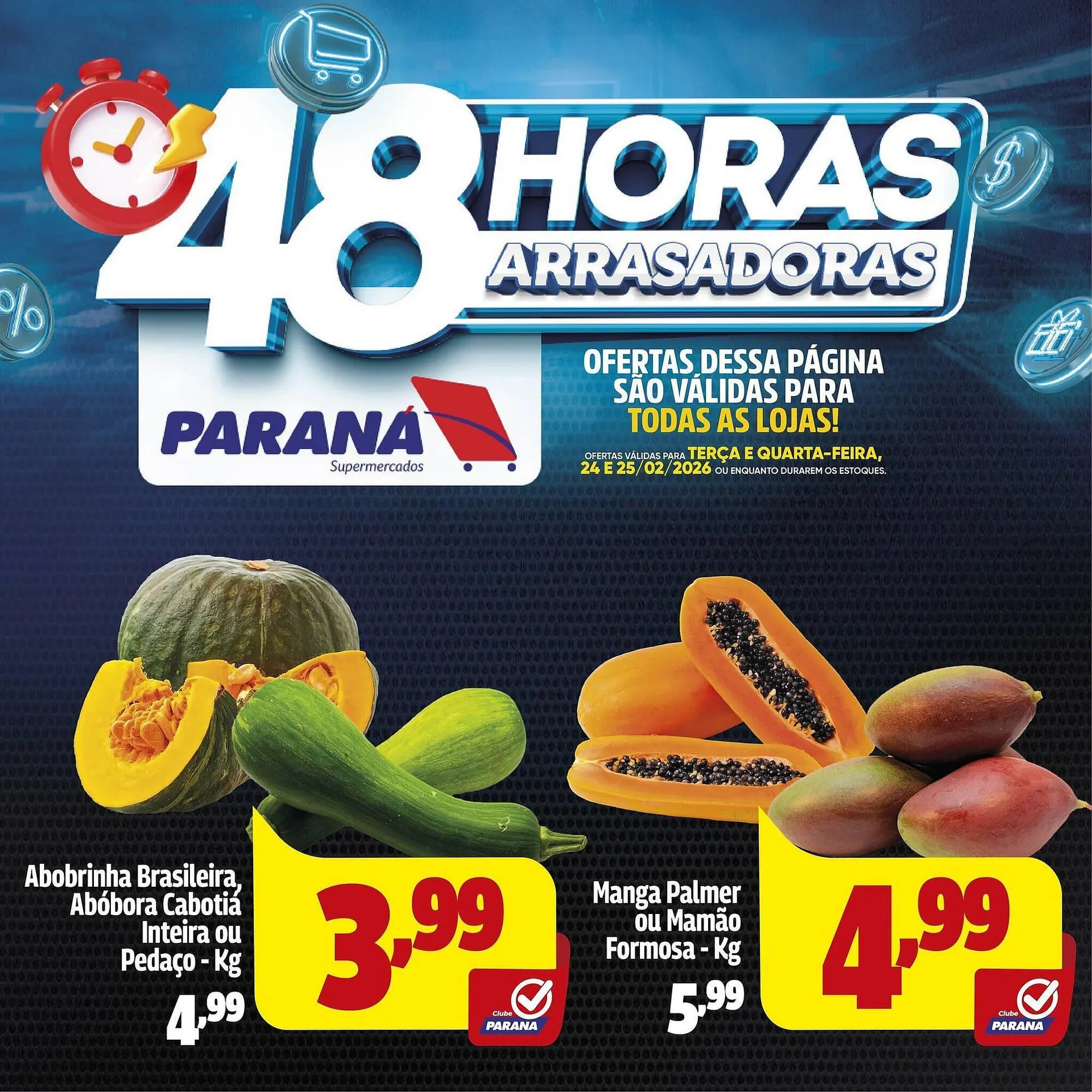 Encarte de Folheto Supermercado Paraná 25 de fevereiro até 25 de fevereiro 2026 - Pagina 2