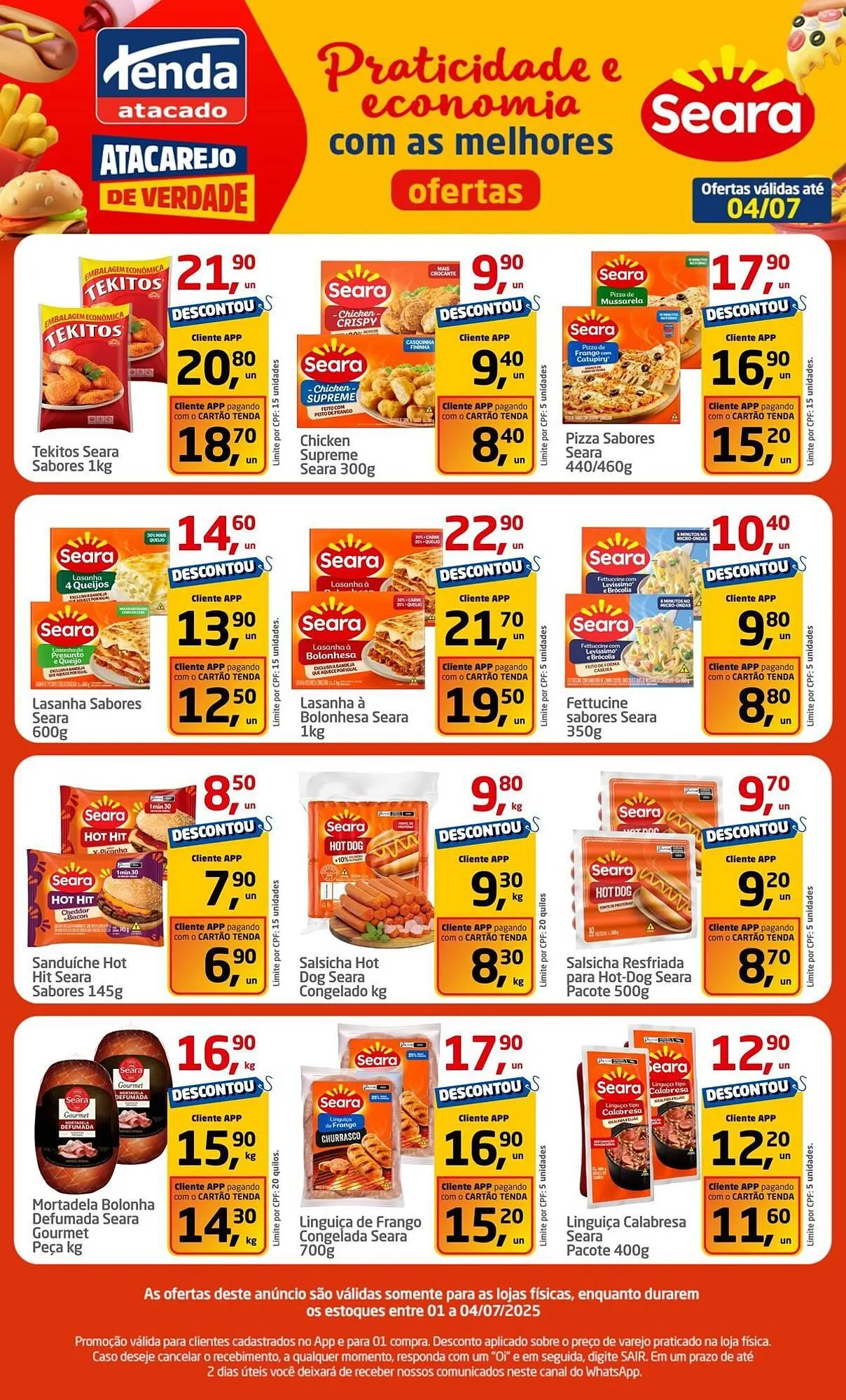 Encarte de Catálogo Tenda Atacado 1 de julho até 4 de julho 2025 - Pagina 1