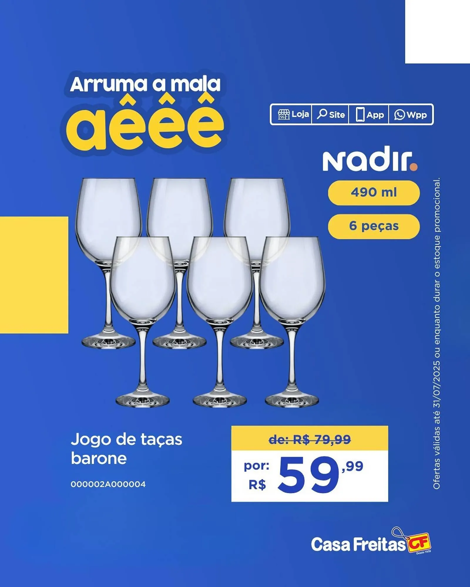 Encarte de Catálogo Casa Freitas 3 de julho até 31 de julho 2025 - Pagina 3