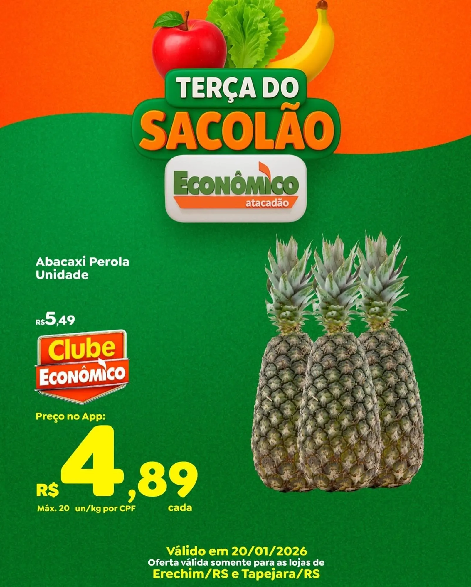 Encarte de Catálogo Econômico Atacadão 20 de janeiro até 20 de janeiro 2026 - Pagina 1