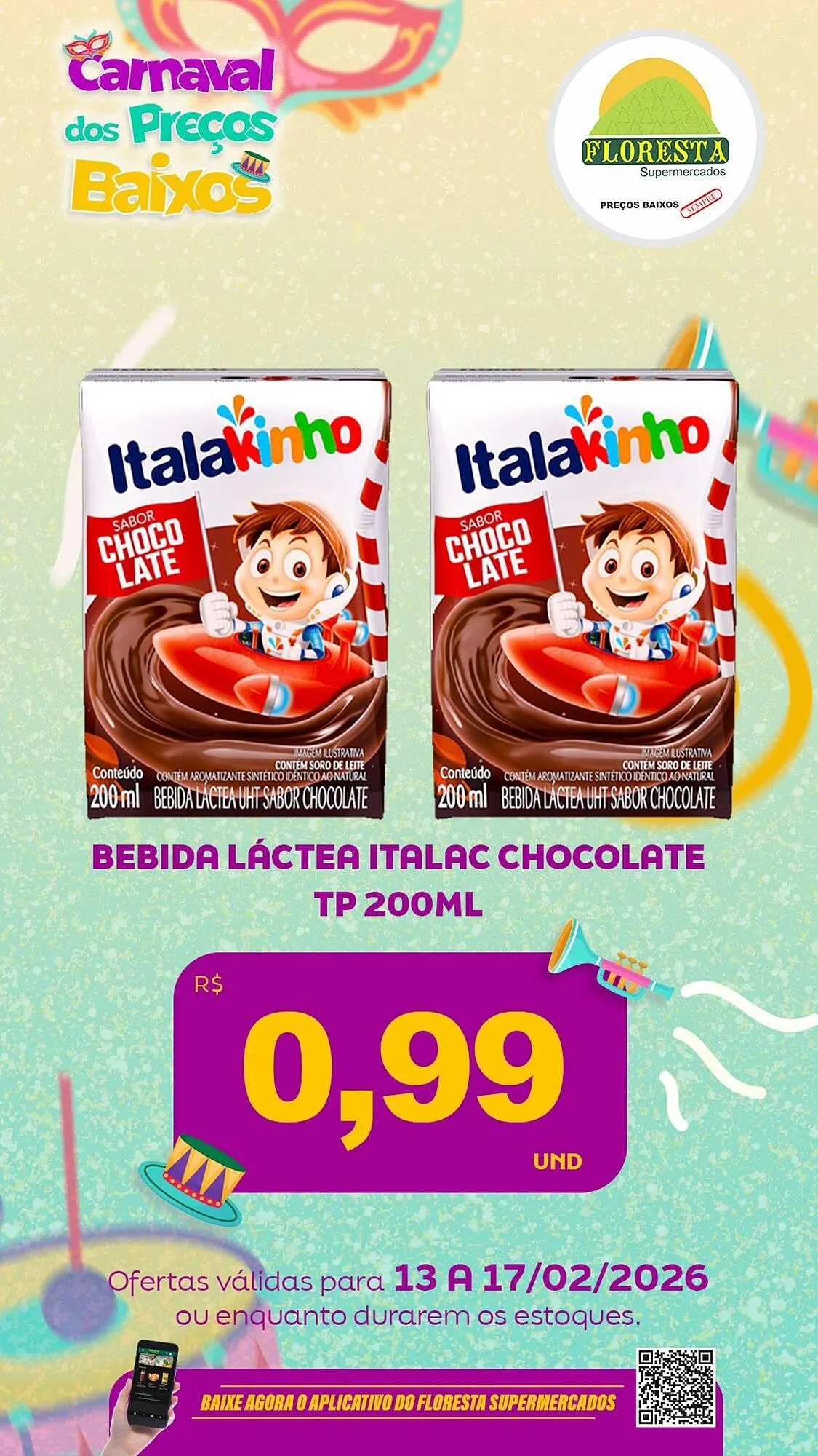 Encarte de Catálogo Floresta Supermercados 13 de fevereiro até 17 de fevereiro 2026 - Pagina 60