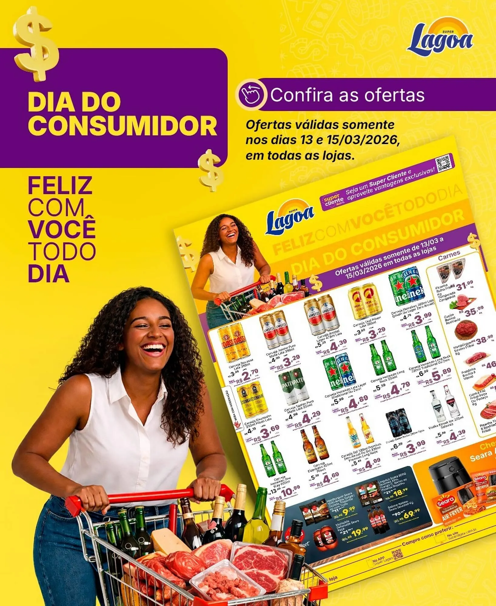 Encarte de Encarte Super Lagoa 13 de março até 15 de março 2026 - Pagina 1