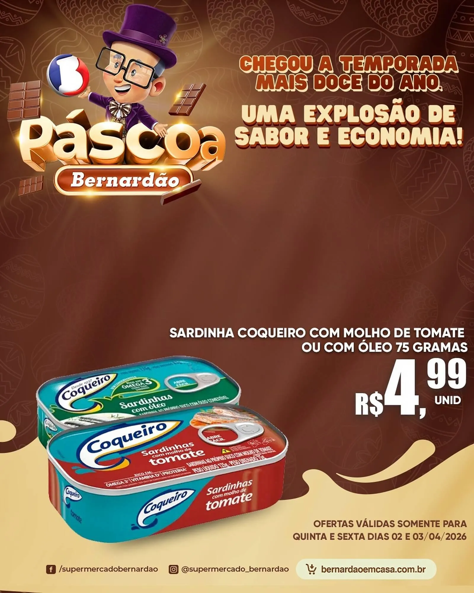 Encarte de Catálogo Supermercado Bernardão 2 de abril até 3 de abril 2026 - Pagina 5