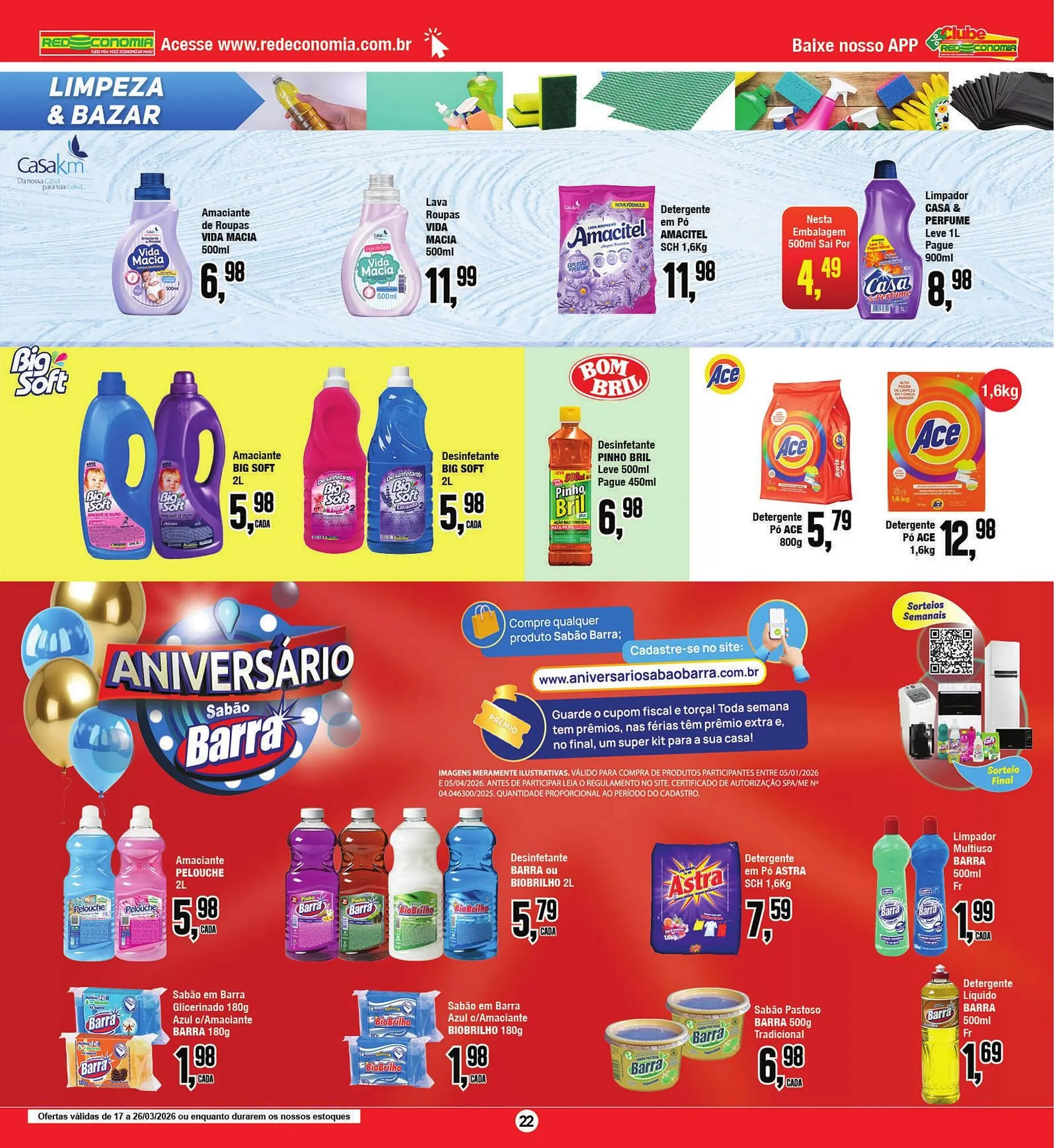 Encarte de Encarte Redeconomia 18 de março até 23 de março 2026 - Pagina 22