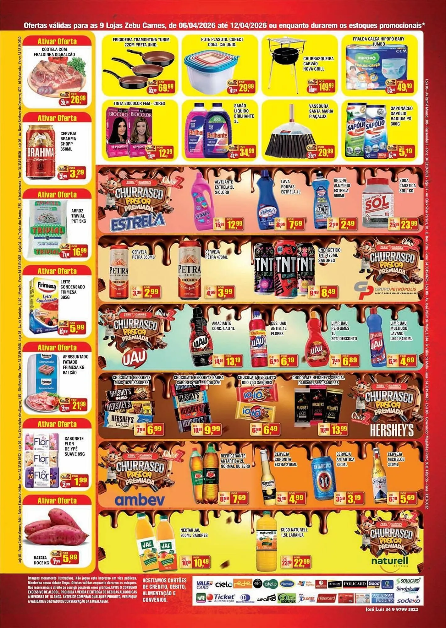 Encarte de Catálogo Zebu Carnes Supermercados 6 de abril até 12 de abril 2026 - Pagina 2