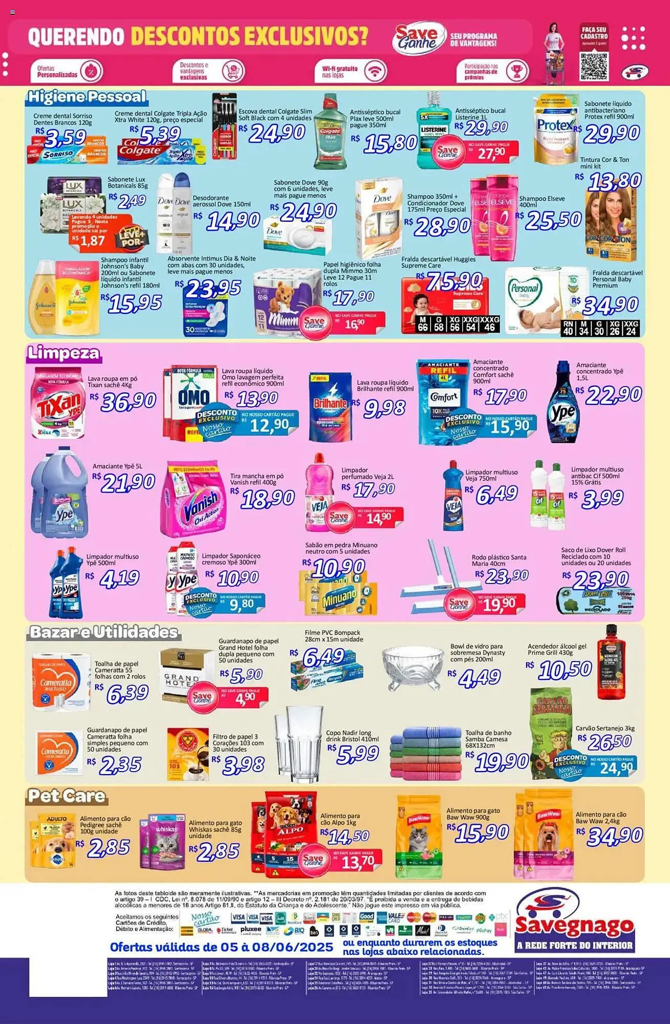 Encarte de Catálogo Supermercados Savegnago 6 de junho até 9 de julho 2025 - Pagina 4