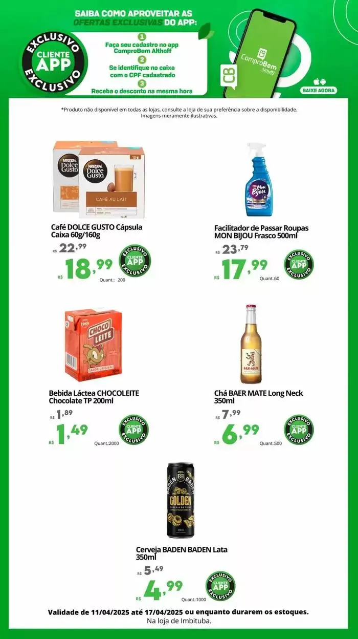 Encarte de Encarte Semanal - F01 (11 a 17/04). 11 de abril até 17 de abril 2025 - Pagina 4