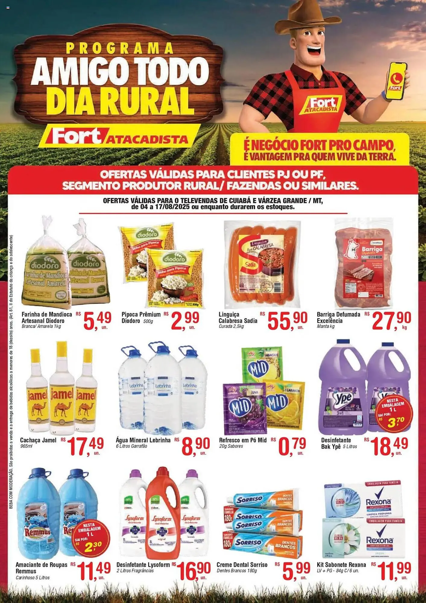 Encarte de Catálogo Fort Atacadista 4 de agosto até 17 de agosto 2025 - Pagina 1