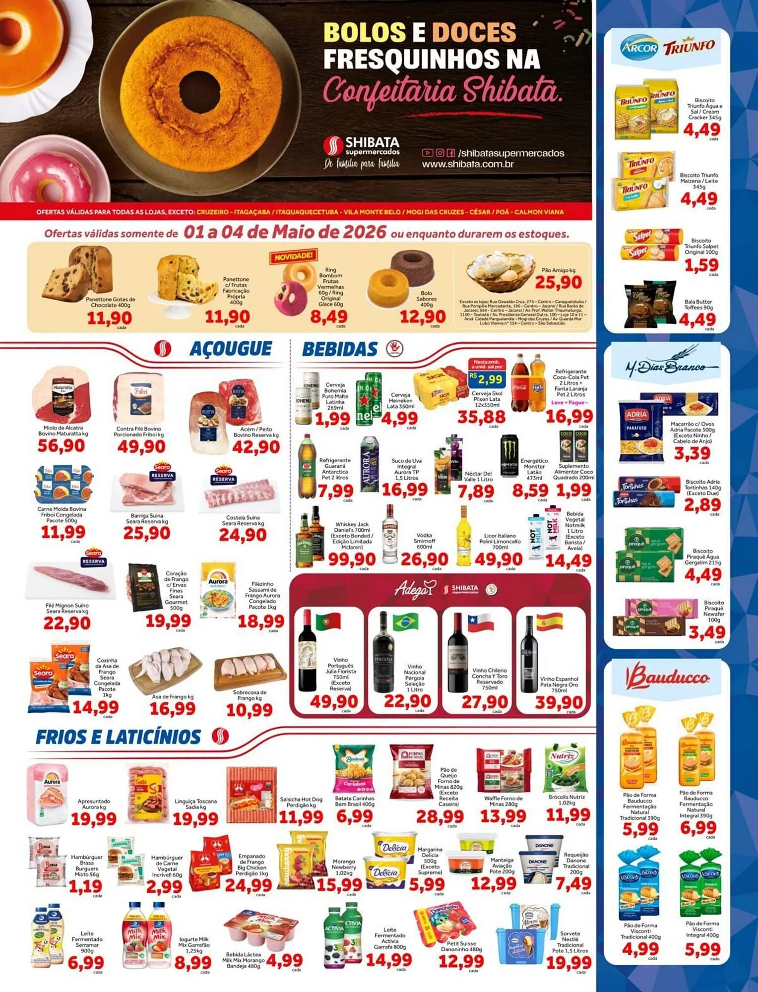 Encarte de Folheto Shibata Supermercados 30 de abril até 4 de maio 2026 - Pagina 1