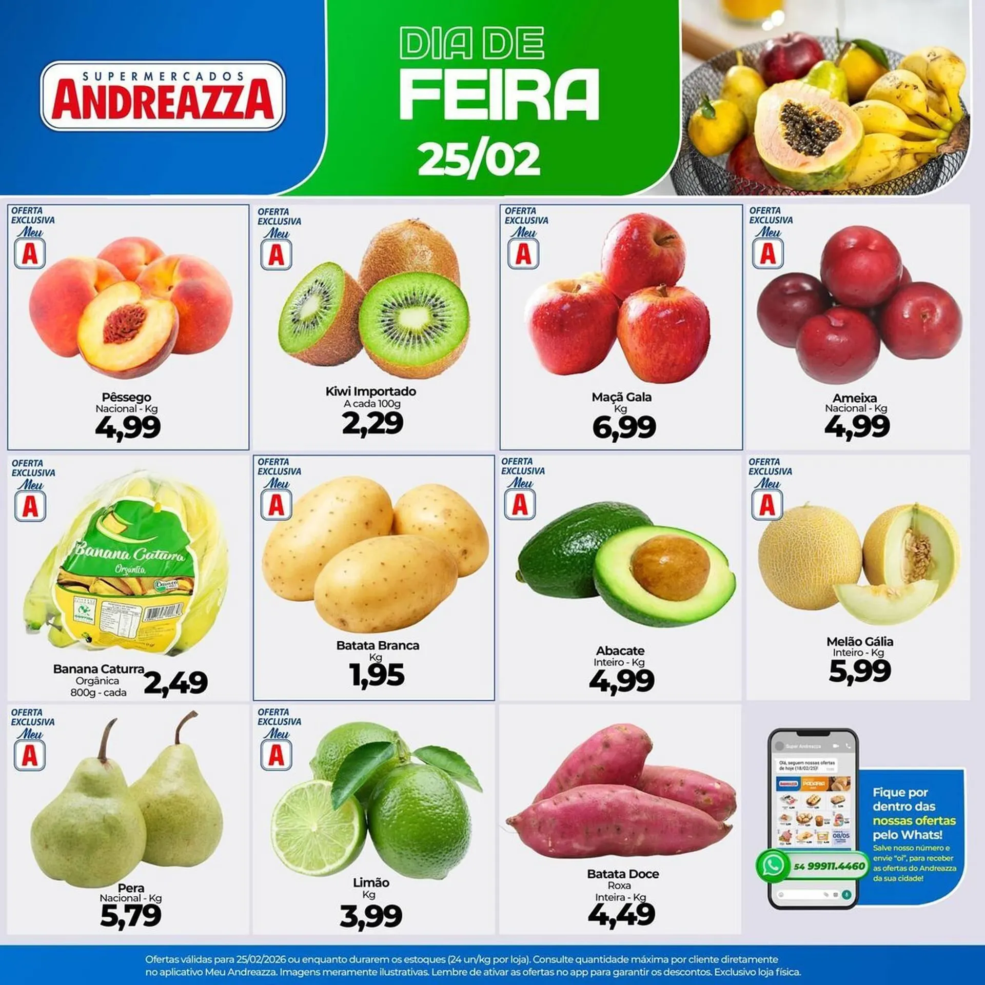 Encarte de Catálogo Supermercados Andreazza 25 de fevereiro até 25 de fevereiro 2026 - Pagina 1