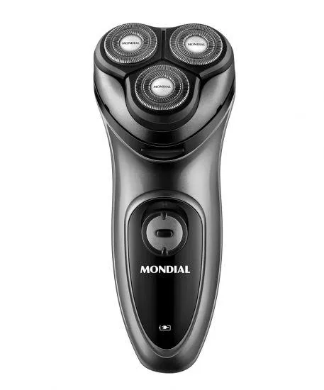 Barbeador Elétrico Mondial BE-02 Power Shave - Lâminas de Inox - Preto
