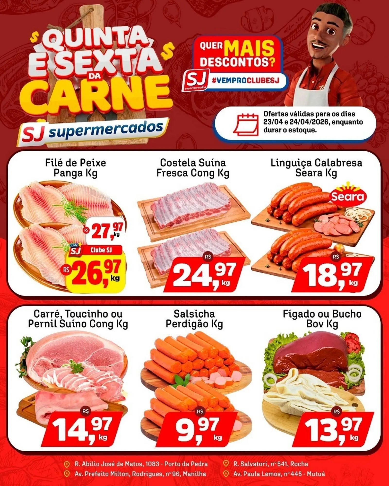 Encarte de Encarte Sj Supermercados 23 de abril até 24 de abril 2026 - Pagina 3