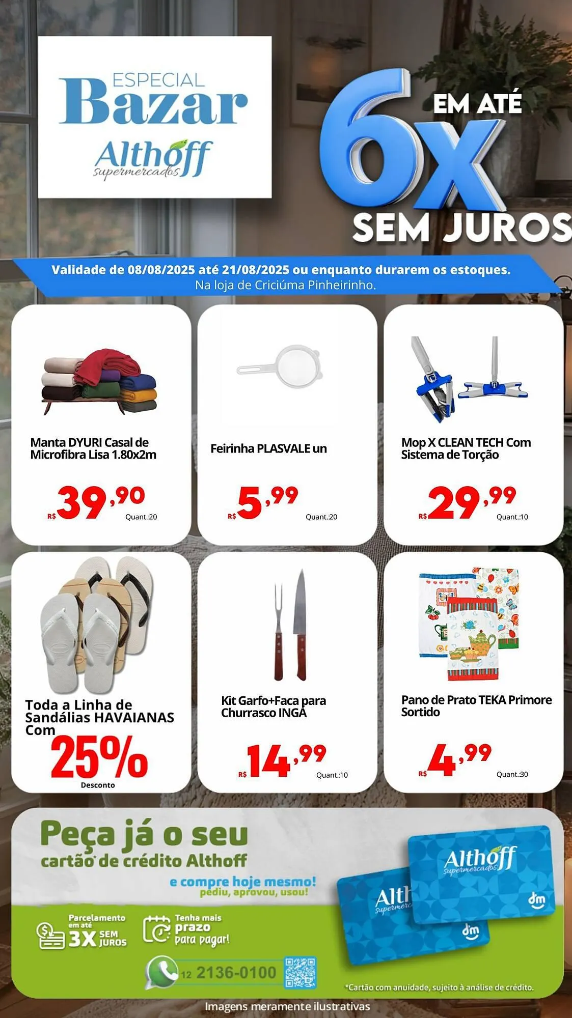 Encarte de Catálogo Althoff Supermercados 8 de agosto até 21 de agosto 2025 - Pagina 1