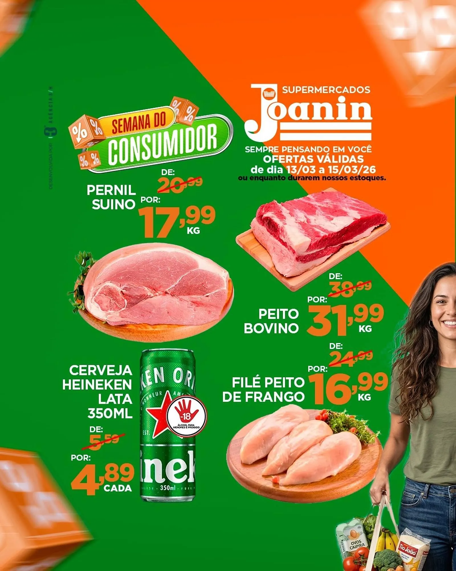 Encarte de Catálogo Supermercados Joanin 13 de março até 15 de março 2026 - Pagina 3