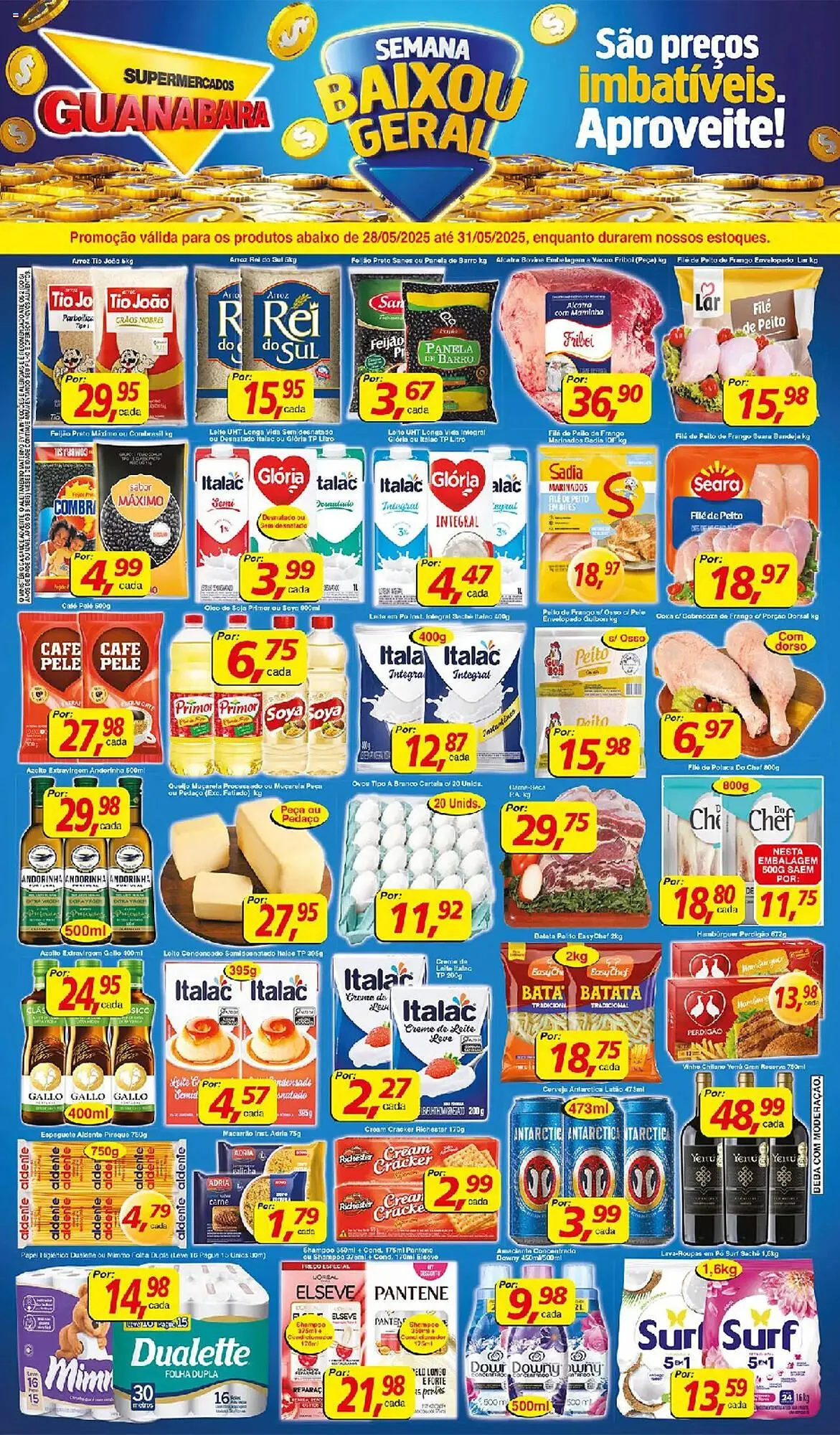 Encarte de Catálogo Supermercados Guanabara 28 de maio até 1 de junho 2025 - Pagina 1