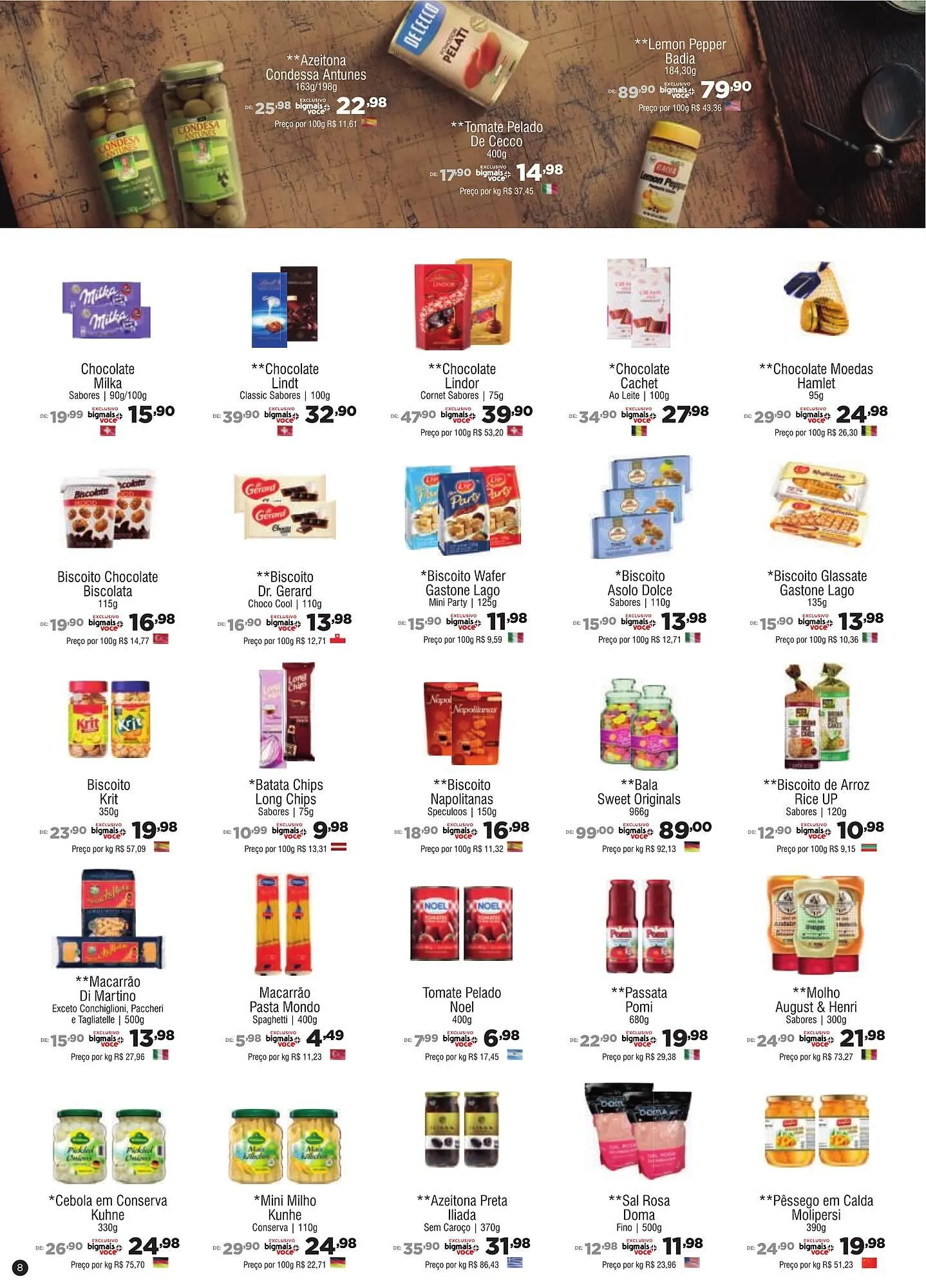 Encarte de Catálogo Big Mais Supermercados 12 de março até 17 de março 2026 - Pagina 8