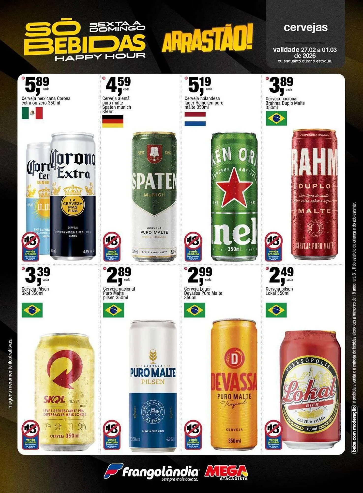 Encarte de Encarte Frangolândia 26 de fevereiro até 1 de março 2026 - Pagina 9