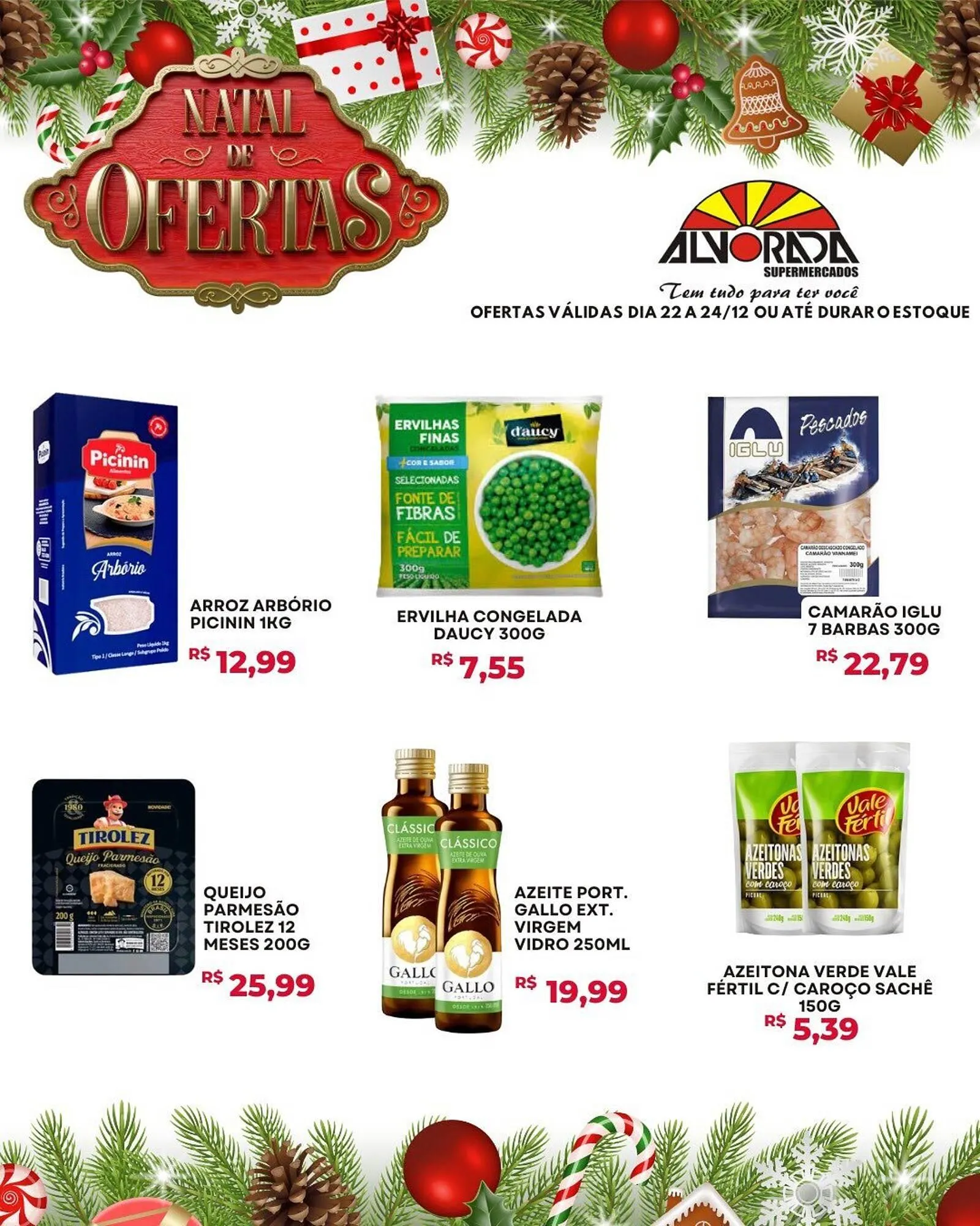 Encarte de Catálogo Alvorada Supermercados 22 de dezembro até 24 de dezembro 2025 - Pagina 1