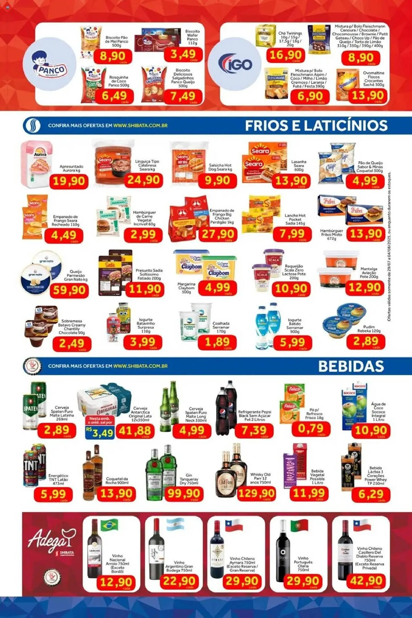 Encarte de Catálogo Shibata Supermercados 29 de julho até 4 de agosto 2025 - Pagina 2