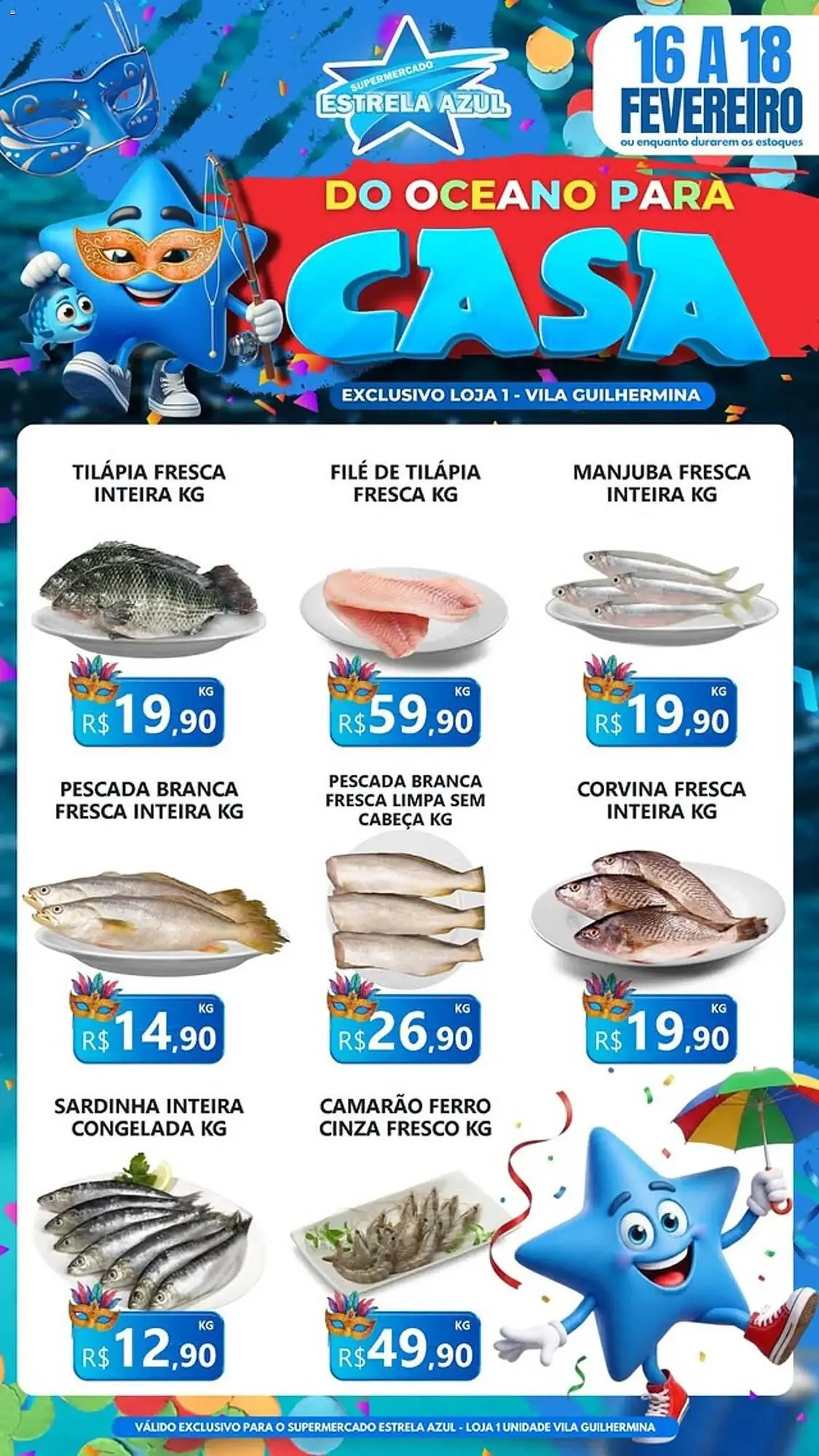 Folheto Supermercado Estrela Azul - 1