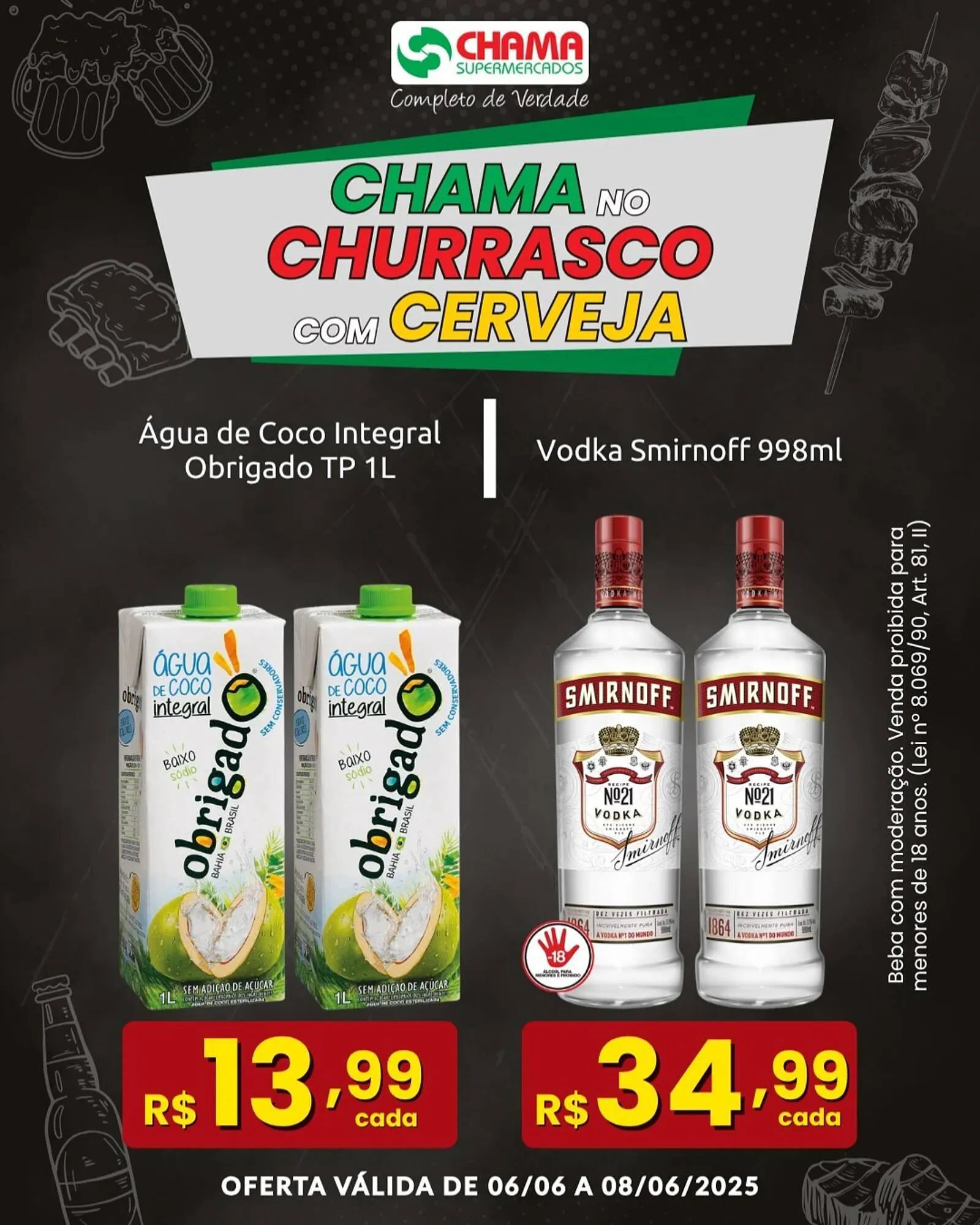 Encarte de Catálogo Chama Supermercados 6 de junho até 8 de junho 2025 - Pagina 3