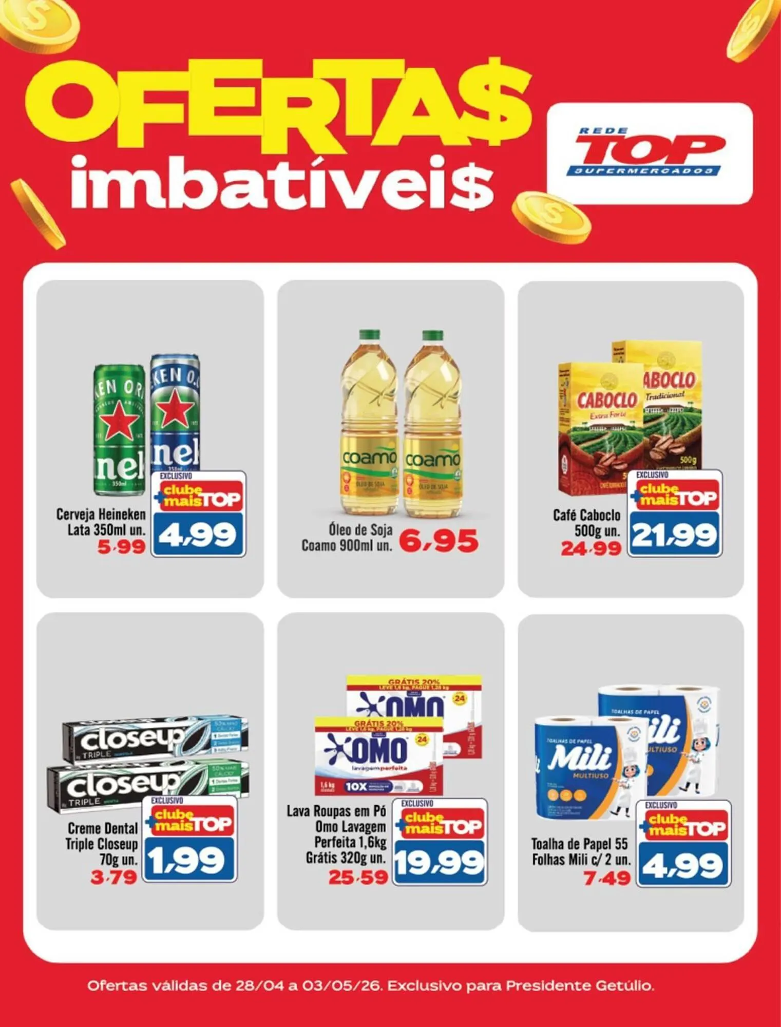 Encarte de Encarte Rede Top 28 de abril até 3 de maio 2026 - Pagina 1