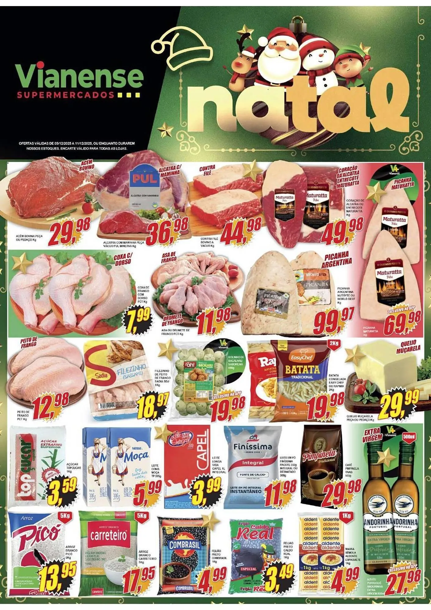 Encarte de Encarte Vianense Supermercados 5 de dezembro até 11 de dezembro 2025 - Pagina 1